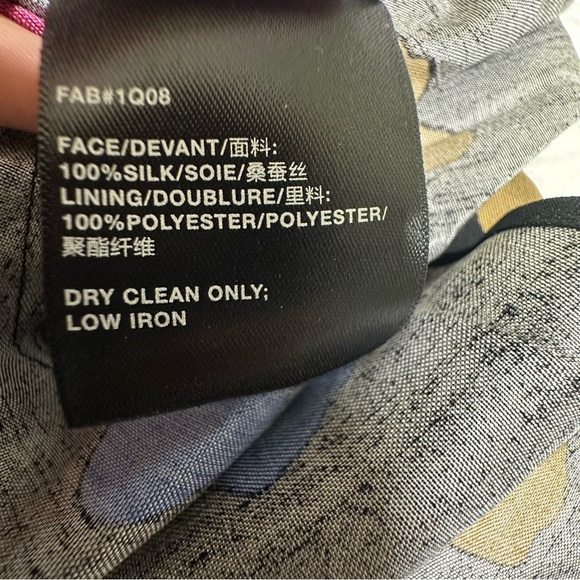 Lafayette 148 New York 100% Silk Black Doha Scattered Dot Print Wrap Dress - Picture 12 of 16